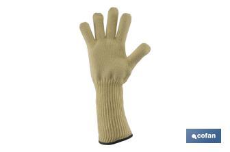 Gants anti-coupure et anti-chaleur avec manches | Résistants et durables | Commodes et sûrs | Protection supplémentaire - Cofan