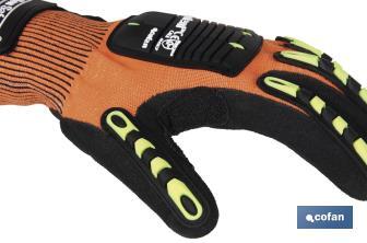 Anti-vibration and cut-resistant gloves, Omnipotent Model | Safety and comfort | Tough and durable gloves | Exhaustive use - Cofan