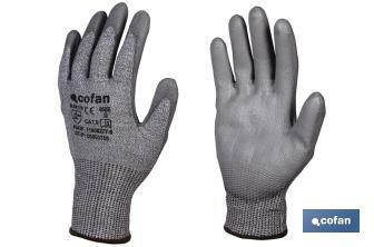 Impregnated cut-resistant gloves | Safety and protection | Ideal for cutting - Cofan