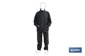 Rain Suit | PVC & Polyurethane | Several Colours | With two pockets and hidden hook in the neck - Cofan