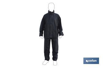 Rain Suit | PVC & Polyurethane | Several Colours | With two pockets and hidden hook in the neck - Cofan