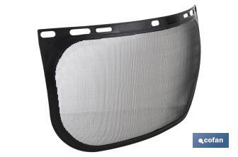 Mesh visor for safety face shield | Visor size: 310 x 200mm | Face protection suitable for different works - Cofan