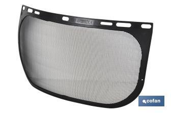 Mesh visor for safety face shield | Visor size: 310 x 200mm | Face protection suitable for different works - Cofan