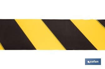 Warning tape "Yellow and black" - Cofan