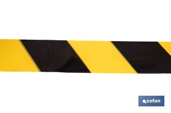 Warning tape "Yellow and black" - Cofan