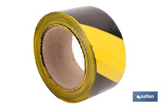 Warning tape "Yellow and black" - Cofan