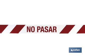 Cinta Balizamiento "NO PASAR" - Cofan