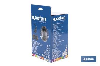 Cascos antirruido con Bluetooth | Reducción de sonido (SNR) 29 dB | Protección auditiva con micrófono y control de volumen - Cofan