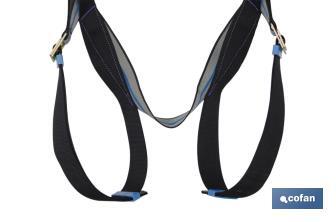 Harnais antichute | Avec ceinture de positionnement de travail | 2 Points d'ancrage | Taille unique standard - Cofan