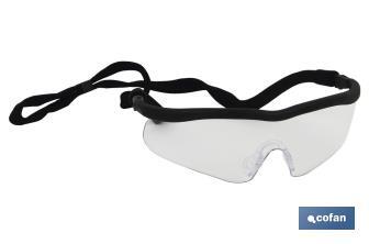 Clear safety goggles | Scratch resistant goggles | Greater safety in do-it-yourself projects and welding works, among others - Cofan