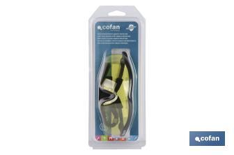 Óculos de Segurança Sport Ambar | Proteção UV - Cofan