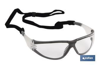 Wraparound safety glasses | Scratch resistant glasses | Greater safety in do-it-yourself projects and welding works, among others - Cofan