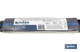 Cuerda trenzada bifurcada con absorbedor de energía | Conectores de acero incluidos | Conforme a EN 355:2002 - Cofan