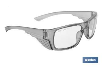 Lunettes de sécurité graduées | Protection contre les impacts et les projections | Verres unifocaux | Disponibles en différentes graduations - Cofan
