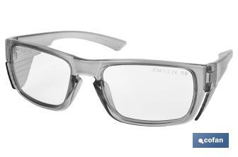 Lunettes de sécurité graduées | Protection contre les impacts et les projections | Verres unifocaux | Disponibles en différentes graduations - Cofan
