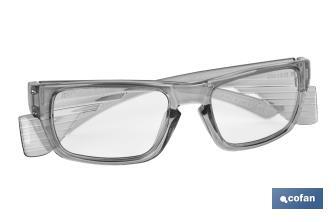 Lunettes de sécurité graduées | Protection contre les impacts et les projections | Verres unifocaux | Disponibles en différentes graduations - Cofan