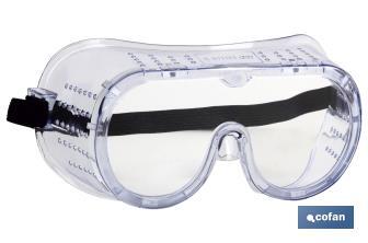 LUNETTES DE SÉCURITÉ À VENTILATION DIRECTE - Cofan