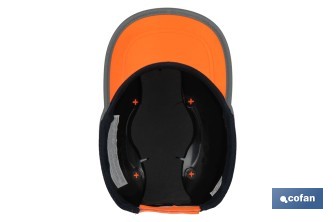Casquette de sécurité | Fabriqué en ABS | Protection antichocs - Cofan