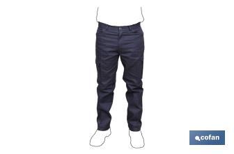 Pantaloni da lavoro | Modello Servet | Vari colori | Composizione: 65% poliestere e 35% cotone - Cofan