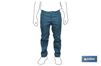 Pantaloni da lavoro | Modello Servet | Vari colori | Composizione: 65% poliestere e 35% cotone - Cofan