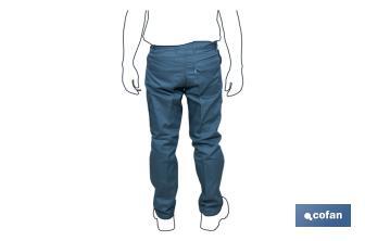 Pantaloni da lavoro | Modello Servet | Vari colori | Composizione: 65% poliestere e 35% cotone - Cofan