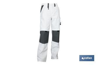 Pantaloni da lavoro | Modello Lenoir | Vari colori | Composizione: 60% cotone e 40% poliestere - Cofan