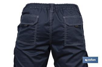 Stretch denim work trousers | Sizes from 38 to 64 (EU) | Navy blue - Cofan