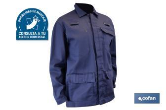 Work Jacket | Multi-risk | Dark Blue | Mica Model - Cofan