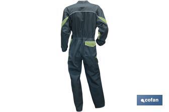 Grey Coverall | Orge Model | Women | With two zip fasteners - Cofan