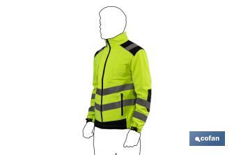 Hi vis sales softshell hoodie