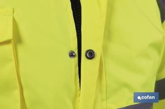 High visibility parka | Available sizes from S to XXXL | Yellow - Cofan