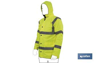 Parka ad alta visibilità | Taglie dalla S alla XXXL | Giallo - Cofan