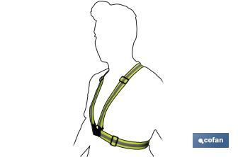  Reflective braces | Yellow | Single size - Cofan