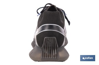 Zapato de seguridad deportivo S2 Wings Bolt | Sin metal | Puntera de composite | Suela antideslizante | Disponible desde la talla 35 hasta la 47 - Cofan