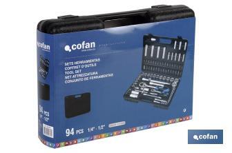 Coffret doutils (assortiment de 94 pcs) - Cofan