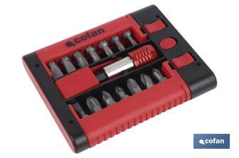 Kit of 1/4" bits - Cofan