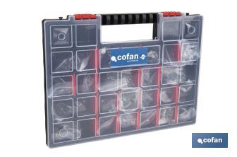 Assorted DIN-1481 elastic split pins case (Contains 2.350 Units) - Cofan