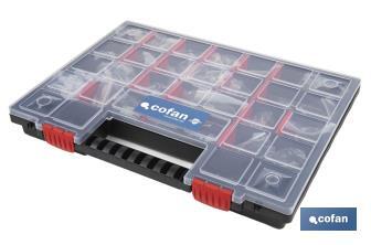 Assorted DIN-1481 elastic split pins case (Contains 2.350 Units) - Cofan