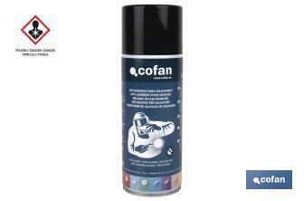 Anti-adesivo para soldadura 400 ml | Para evitar que as faíscas manchem o material a soldar | Proteção contra salpicos - Cofan