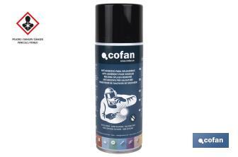 Anti-adesivo para soldadura 300 ML | Spray de soldadura antiaderente para evitar que faíscas manchem o material a ser soldado. - Cofan