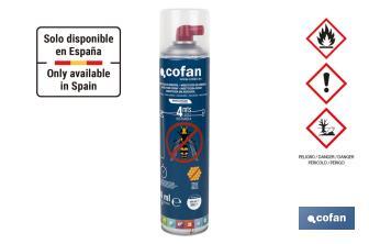  Cofan Insetticida per vespe | Formato spray | Bomboletta da 600 ml - Cofan
