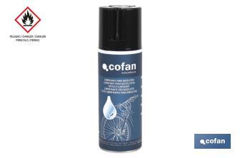 Lubricante para bicicletas 200 ml | Spray para cadenas | Protección antidesgaste - Cofan