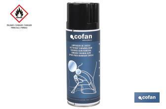 Nettoyant de chewing-gum en spray 500 ml | Il nettoie et permet de l'enlever | Appliqué par aérosol - Cofan