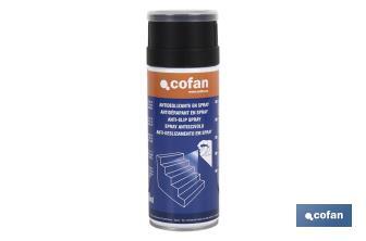 Spray antideslizante transparente 400 ml | Ideal para el tratamiento de superficies resbaladizas | Válido para ambientes húmedos - Cofan