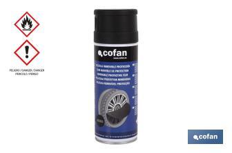 Special protective matt black paint 400ml | Removable vinyl | Easy to apply paint - Cofan