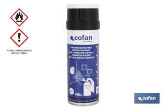 Couvre-taches en spray pour murs | Couleur blanche | Emballage de 400 ml - Cofan