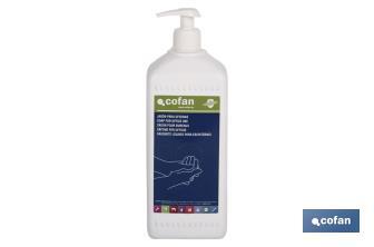 Sapone per le mani per uffici da 1 litro | Detergente liquido sgrassante | Gel mani per la casa e l'ufficio - Cofan