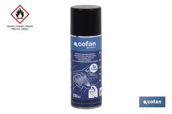 Spray désinfectant jetable | Unidose | Capacité 200 ml | Il élimine les odeurs et il désinfecte tous les types de surfaces - Cofan