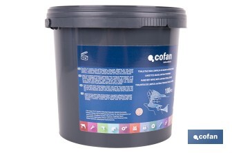 Lingettes nettoyantes pour les mains | 100 unités par conditionnement | Lingettes humides avec extrait d'Aloe Vera - Cofan