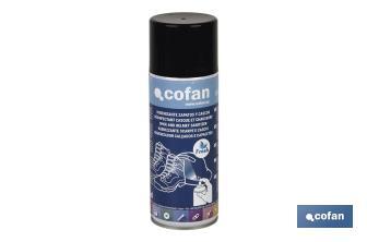 Igienizzante per calzature | Contenuto dello spray: 400 ml | Neutralizza i cattivi odori lasciando un aroma fresco - Cofan